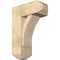 Ekena Millwork Thorton Craftsman Rough Sawn Bracket w/ Offset Brace, Douglas Fir, 8"W x 18"D x 26"H BKT0806X18X26THR04RDF - alternate 1